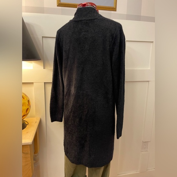 Black Open Front Cardigan Size Small - Picture 3 of 6